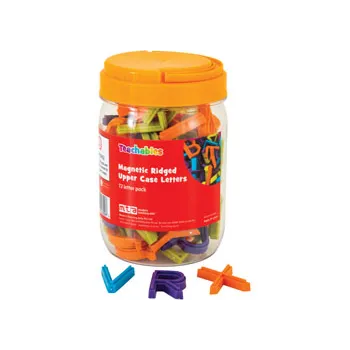 Teachables Magnetic Ridged Upper Case Letters 72 Pk - Modern Teaching Aids NZ