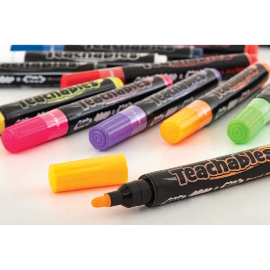 Teachables Glass & Whiteboard Markers - Pack of 12 - Modern Teaching Aids NZ
