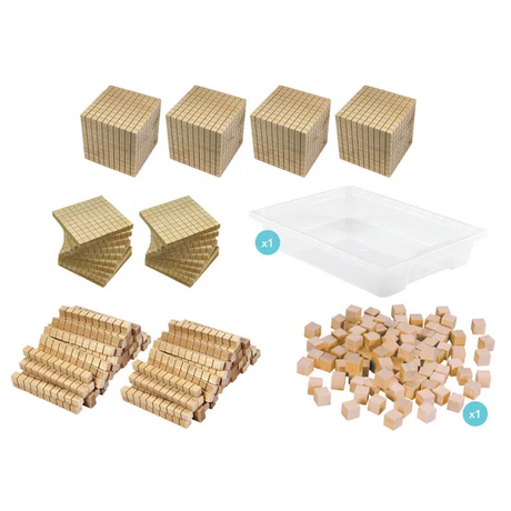 Teachables Base Ten & Tray Set - Modern Teaching Aids NZ