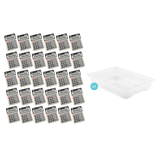 Teachables Calculators - Set of 30 & Tray - Modern Teaching Aids NZ