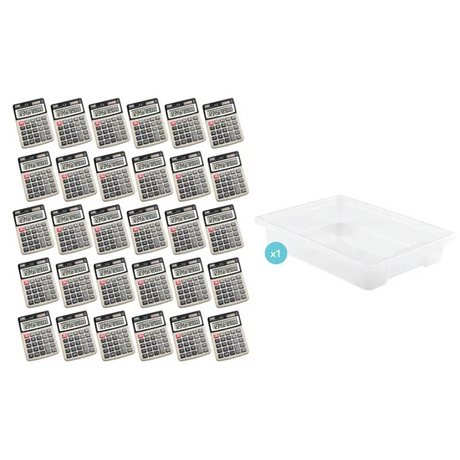 Teachables Calculators - Set of 30 & Tray - Modern Teaching Aids NZ