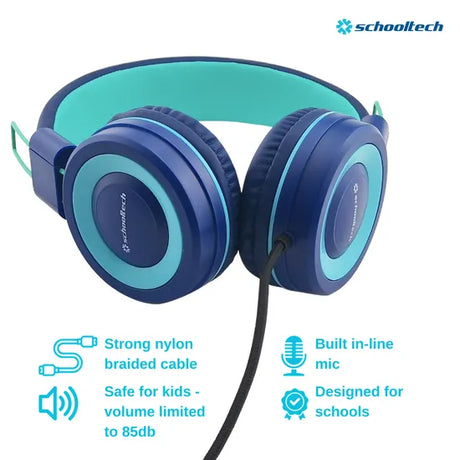 SchoolTech Headphones + USB-C Adapter - Modern Teaching Aids NZ