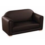Double Seat Kiddie Lounge Choc Brown - Modern Teaching Aids NZ
