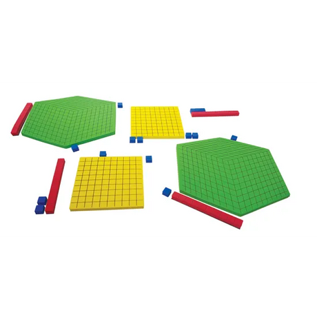 Teachables Magnetic Base Ten Foam Set - 3D Pieces, Set of 57 - Modern Teaching Aids NZ