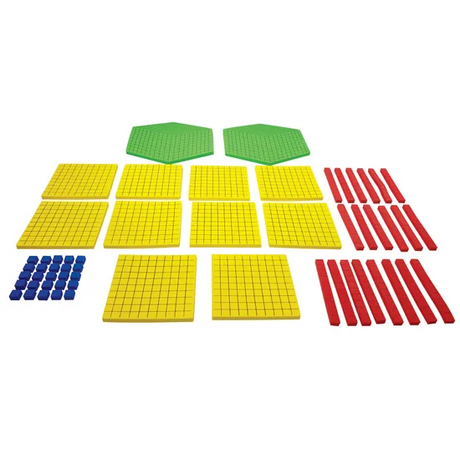 Teachables Magnetic Base Ten Foam Set - 3D Pieces, Set of 57 - Modern Teaching Aids NZ