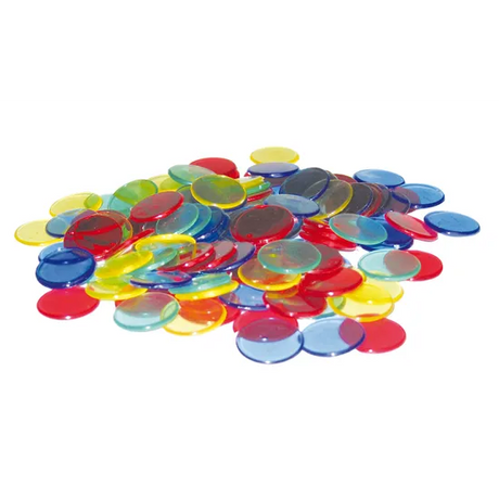 Teachables Transparent Counters - 16 mm, Pack of 1,000 - Modern Teaching Aids NZ