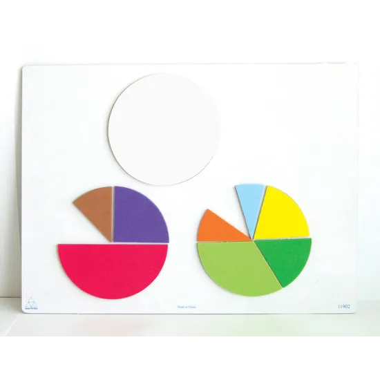 Teachables Magnetic Fraction Circles - Set of 51 - Modern Teaching Aids NZ
