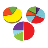 Teachables Magnetic Fraction Circles - Set of 51 - Modern Teaching Aids NZ