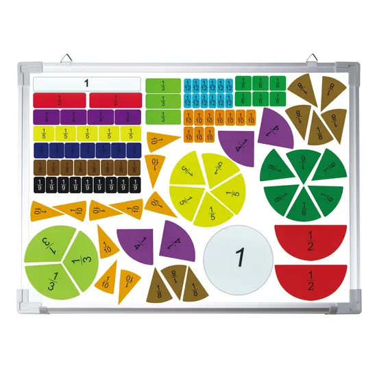 Teachables Magnetic Fraction Builders - Visual Fractions Resource - Modern Teaching Aids NZ