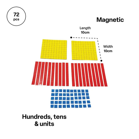Teachables MagneMAB Student Set - Set of 72 Pieces - Modern Teaching Aids NZ