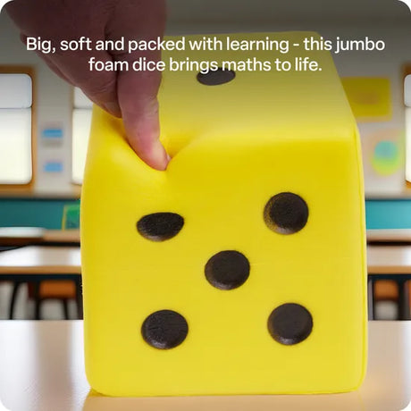 Teachables Foam Dice - 6-Face, 150 mm, Dotted