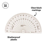 Teachables Protractor - 180°, Class Set - Modern Teaching Aids NZ
