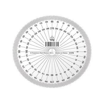Teachables Protractor - 360°, Class Set - Modern Teaching Aids NZ