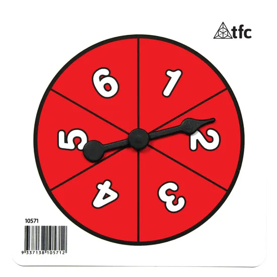 Teachables Spinner - Numbers 1 to 6 - Modern Teaching Aids NZ