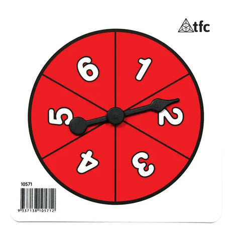 Teachables Spinner - Numbers 1 to 6 - Modern Teaching Aids NZ