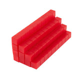 Teachables Base Ten MAB Longs - Plastic, Red, Set of 10 - Modern Teaching Aids NZ