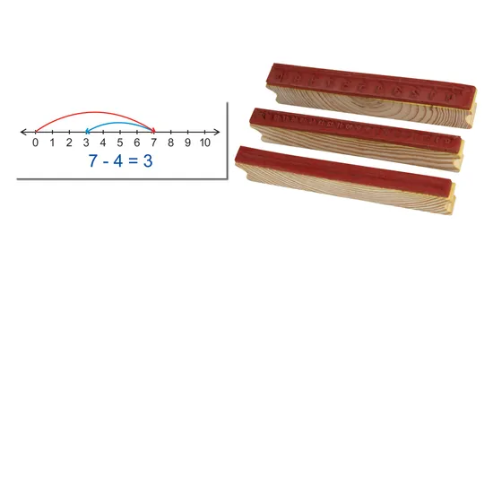 Teachables Stamp Number Lines - Set of 3 - Modern Teaching Aids NZ