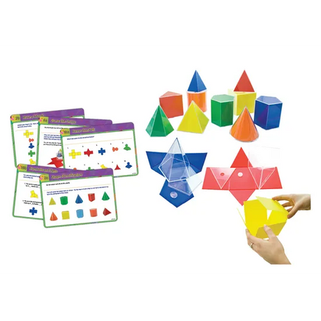 Teachables Folding Geometric Shapes - With Activity Cards - Modern Teaching Aids NZ