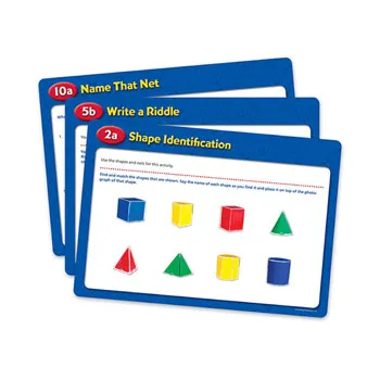 Teachables Folding Geometric Shapes - Activity Cards - Modern Teaching Aids NZ