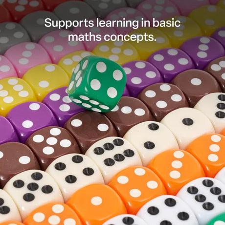 Teachables Dice - 16 mm, Dotted, Single