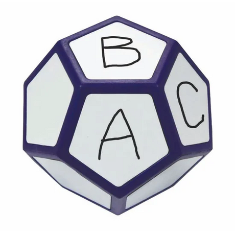 Teachables Dice - 12-Face, Write-On/Wipe-Off - Modern Teaching Aids NZ