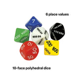 Teachables Place Value Dice - Student Set of 6 - Modern Teaching Aids NZ