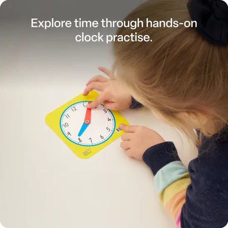 Teachables Clock Face - Small, 12-Hour, Single - Modern Teaching Aids NZ