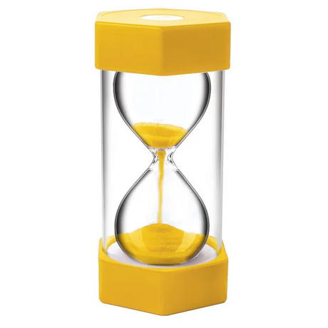 Teachables Sand Timer - Giant, 3 Minutes, Yellow - Modern Teaching Aids NZ