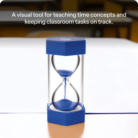 Teachables Sand Timer - Giant, 5 Minutes, Blue - Modern Teaching Aids NZ