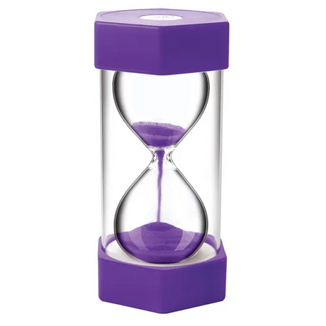 Teachables Sand Timer - Giant, 15 Minutes, Purple - Modern Teaching Aids NZ