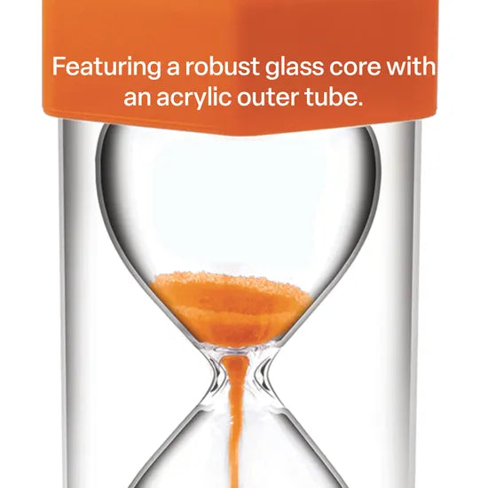 Teachables Sand Timer - Giant, 10 Minutes, Orange - Modern Teaching Aids NZ