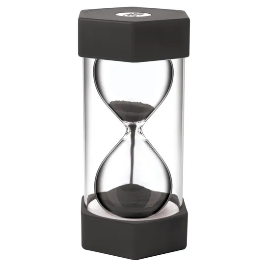 Teachables Sand Timer - Giant, 30 Minutes, Black - Modern Teaching Aids NZ