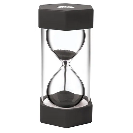 Teachables Sand Timer - Giant, 30 Minutes, Black - Modern Teaching Aids NZ