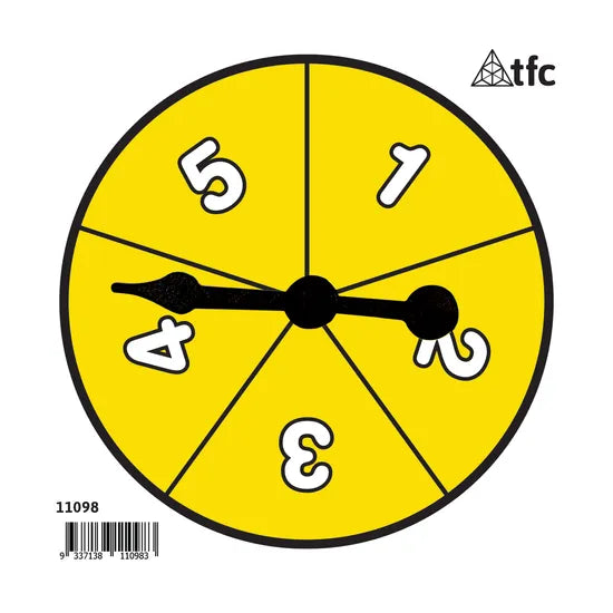 Teachables Spinner - Numbers 1 to 5 - Modern Teaching Aids NZ
