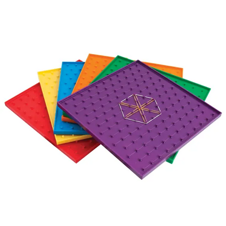 Teachables Rainbow Geoboard - 23 cm - Modern Teaching Aids NZ