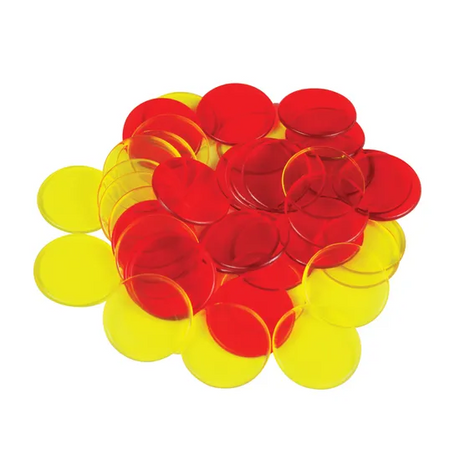 Teachables VuThru Counters - 2 Colours, Set of 40 - Modern Teaching Aids NZ