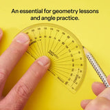 Protractor 180 Basic VuThru - Modern Teaching Aids NZ
