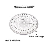 Teachables Protractor - 360Â°, Single - Modern Teaching Aids NZ