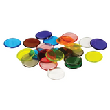 Teachables Transparent Counters - 16 mm, 10 Colours - Modern Teaching Aids NZ