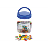 Teachables Transparent Counters - 22 mm, Pack of 1000 - Modern Teaching Aids NZ