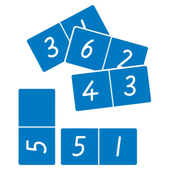 Teachables Dominoes - 6Ã—6 Numbers - Modern Teaching Aids NZ