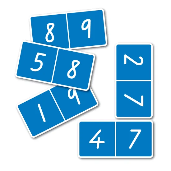 Teachables Dominoes - 9Ã—9 Numbers - Modern Teaching Aids NZ