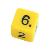 Dice: 6 Face Solid 1-6 50 Pieces - Modern Teaching Aids NZ