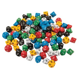 Teachables Dice - 10-Face Solid 1-10, Set of 50 - Modern Teaching Aids NZ