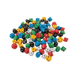 Teachables Dice - 10-Face Solid 0-9, Jar of 100 - Modern Teaching Aids NZ