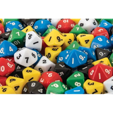 Teachables Dice - 10-Face 1-10, Jar of 100 - Modern Teaching Aids NZ