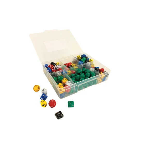 Teachables Place Value Dice Set - 140 Pieces in Container - Modern Teaching Aids NZ