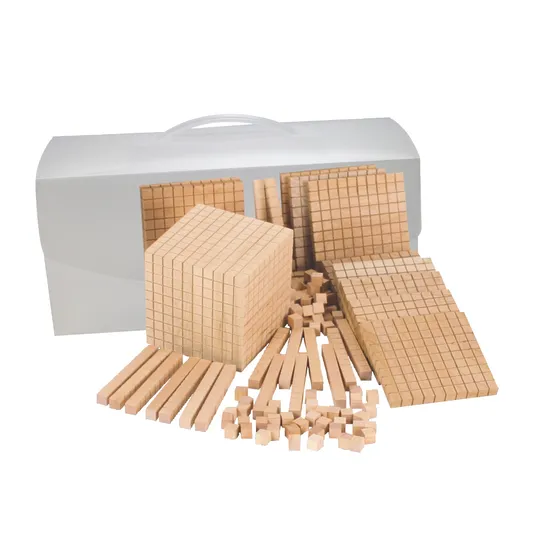 Teachables Wooden MAB Base Ten Student Set - Includes Guide - Modern Teaching Aids NZ