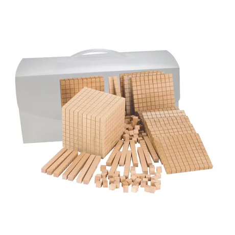Teachables Wooden MAB Base Ten Student Set - Includes Guide - Modern Teaching Aids NZ