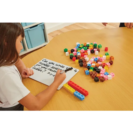 Teachables MultiLink Cubes - Maths Manipulatives, Set of 500 in Container - Modern Teaching Aids NZ